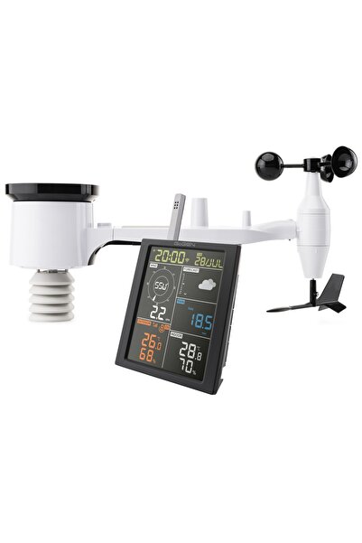 Gogen Professional weather station ME3700, wind speed, direction and gusts, r...