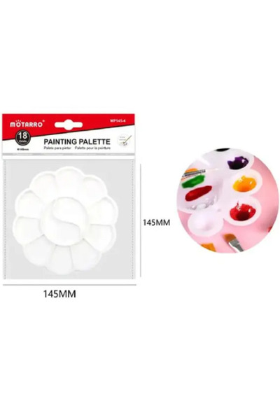 MOTARRO Painting Plate MP145-4, Durable Paint Palette for Acrylic, Oil & Wate...