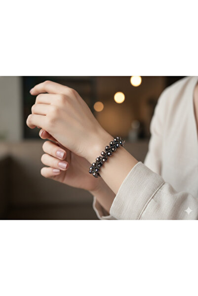 El Yapımı Tasarım Özel Gün Hediyesi Şık Tasarım Kristal Boncuklu El Yapımı Bi...