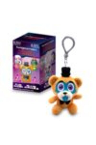 JUST TOYS Five Nights at Freddy's Security Breach Plush Backpack Hangers (1 R...