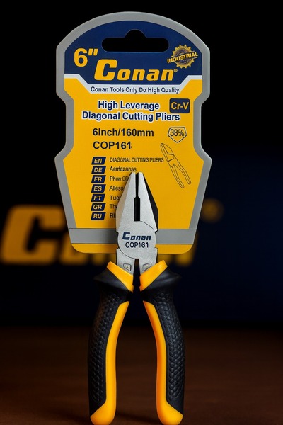 CONAN 6" (160mm) High Leverage Combination Pliers – Model COP161, Durable Cr-...