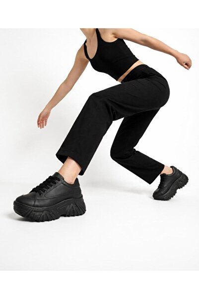 BellaPiede Kadın Kalın Taban Spor Ayakkabı Günlük Rahat (7cm) Platform Sneaker