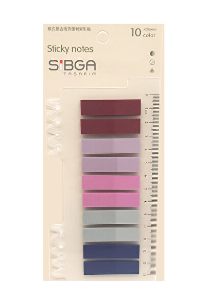 GÜMRÜK MARKET Şeffaf Renkli Postit Post-it Post It. Kitap Ayracı Ayraç Postit...