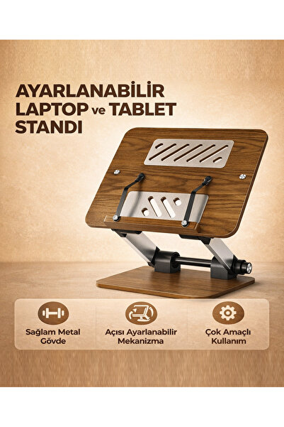 Coverzone حامل لقراءة الكتب والأجهزة اللوحية، حامل سطح مكتب من الألومنيوم قاب...