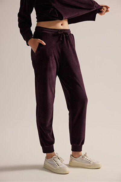 Hays Kadın Modal Kadife Cepli Uzun Eşofman Altı