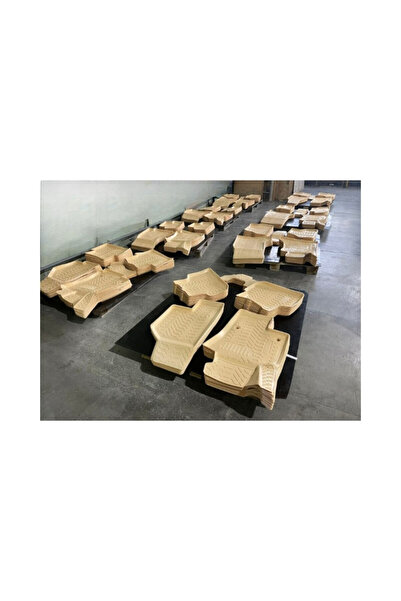 Lumi LUXURY Covoare cauciuc tavita Bej compatibile BMW Seria 3 F30 / F31, Seria 4 F32 / F33 / F36 2012-2018