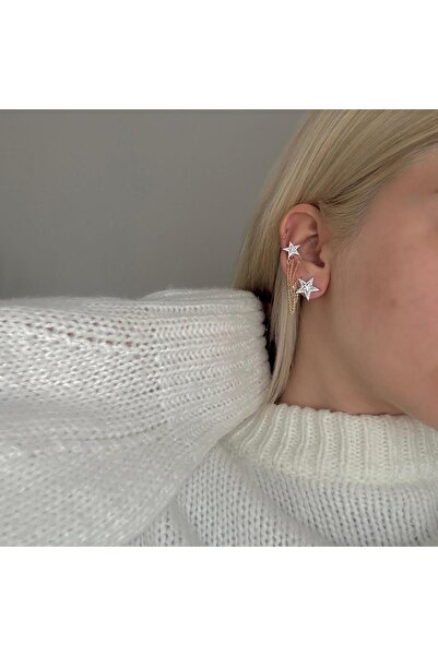 Alice İsstanbul Mix Yıldız Earcuff Sol