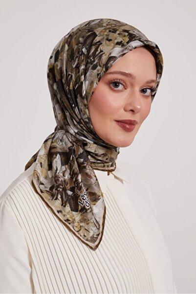 Levidor Eșarfă de cristal strălucitoare cu model floral batik