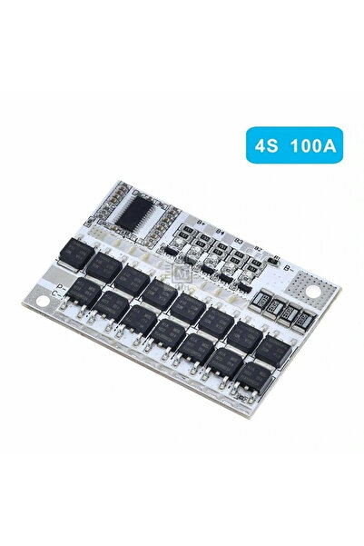 Alfa 4S 100A 16.8V Balanslı Lityum Batarya BMS (Beyaz PCB)