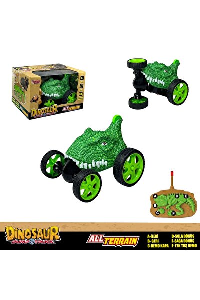 Toyska Uzaktan Kumandalı Dinozor Araba 360° Hareketli, Pilli,ışıklı, Drift At...