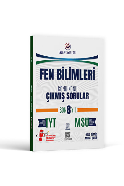 Alan Yayınları TYT MSÜ Fen Bilimleri Konu Konu Çıkmış Sorular Son 8 Yıl 2026