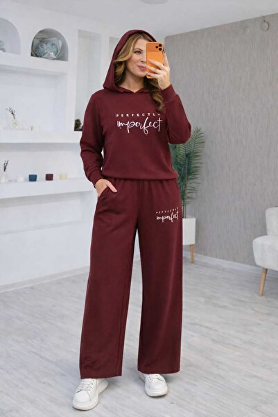 Trendingsize Modal Textured Embroidery Detailed Copson Suit