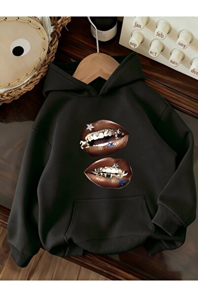 Deocept سويت شيرت للجنسين مطبوع بغطاء رأس بجيب كنغر مريح وقصة قصة فضفاضة قطع