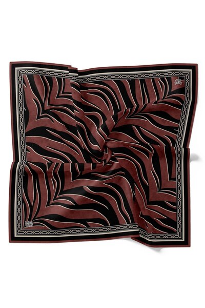 Levidor Geometric Stripes Sports Zebra Pattern Sparkly Crystal Scarf