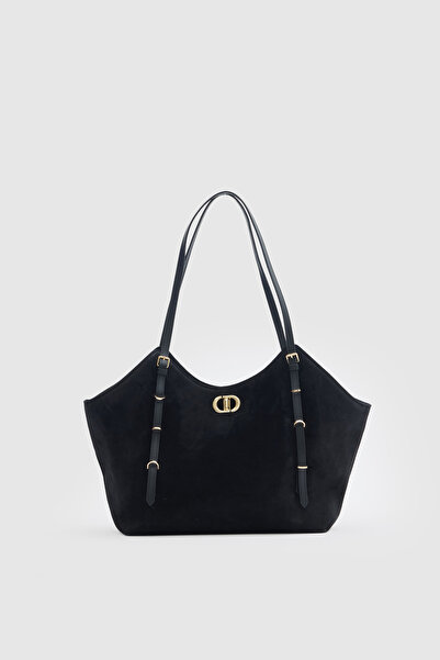 OGGO Suvea Mink Suede Genuine Leather Shoulder Bag