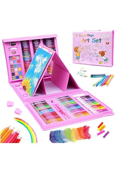 Toybox 208 PCS Art Supplies, Drawing Art Kit for Kids, Art Set with Double Si...