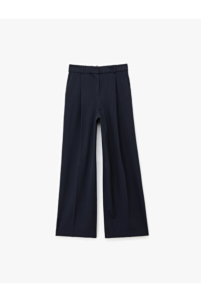 Koton Pocketed Viscose Blend High Waist Palazzo Pants