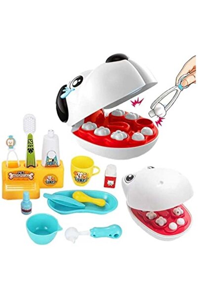 Toybox مجموعة ألعاب طبيب أسنان الحيوانات الأليفة للأطفال