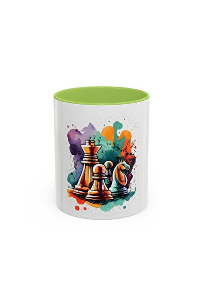 LADİJİTAL BASKI ÇÖZÜMLERİ Colorful Chess Visual Mug