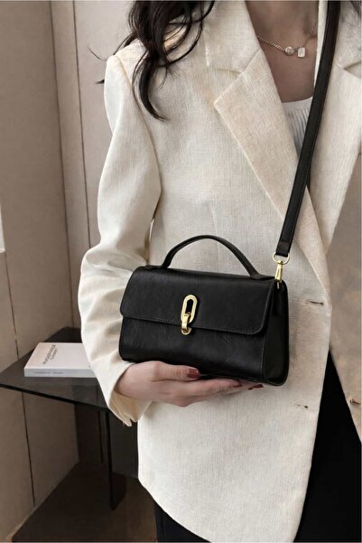 Yuka Atelier Rachel Vintage Buckle Detailed Crossbody Hand and Shoulder Bag