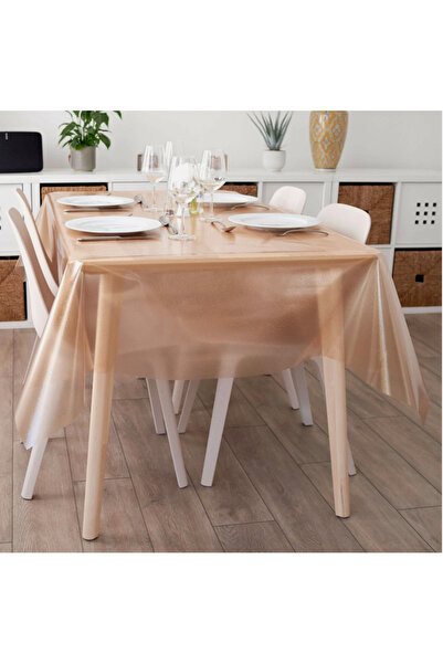 ERKSOLHOME FAȚĂ DE MASĂ TRANSPARENTĂ, AURIE, SILVERY, UTILIZARE CU SUSPENSIE