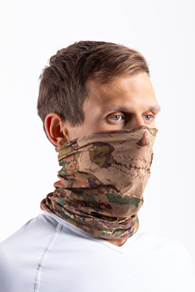 OIL COMPANY Unisex Anti-Sweat Multifunctional Skull Patterned Microfiber Neck...