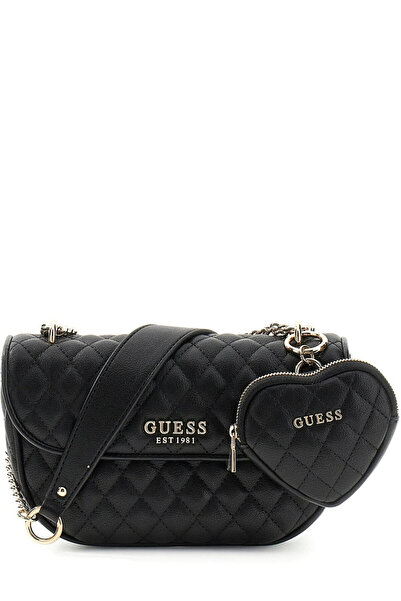 Guess Atabey Convertible Crossbody Women's Black Shoulder Bag Hwqg9894210-Bla