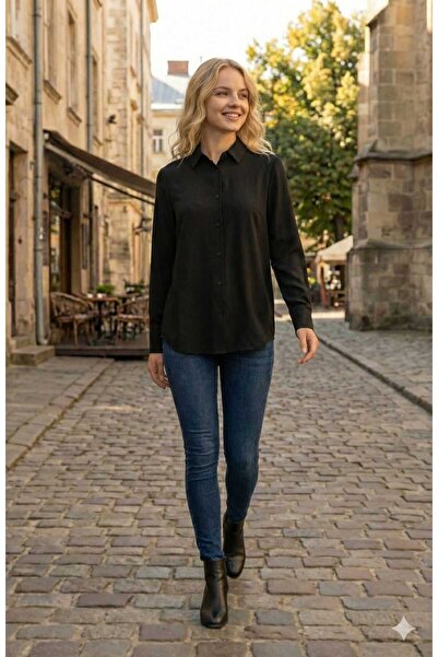 stcococix since 1990 Γυναικείο πουκάμισο Casual Cep siz Ketendir oversized