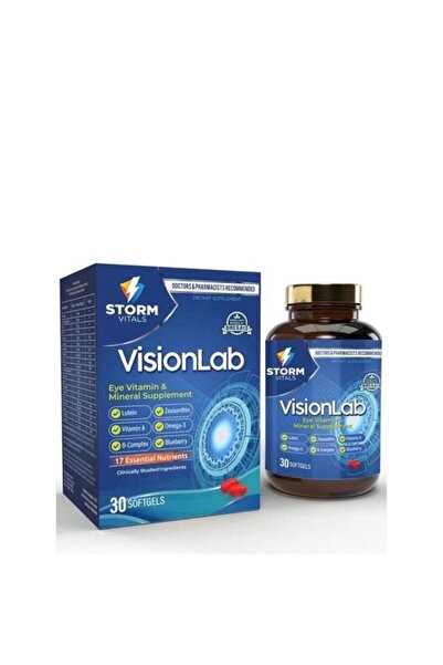 STORM VİTALS Softgel Visionlab 30 يدعم صحة العين
