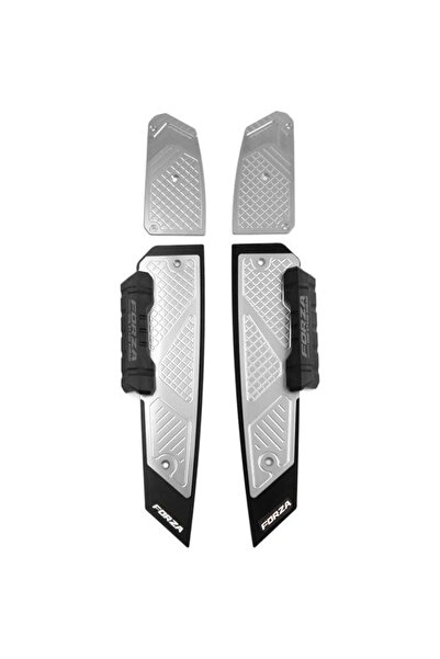 MotoExpress Honda Nss Forza250 Alüminyum Metal Alt Basamak Ayaklık Paspas Set...