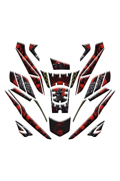 MOTOSPARTAN HONDA PCX 2025 UYUMLU TANK PAD SET 012
