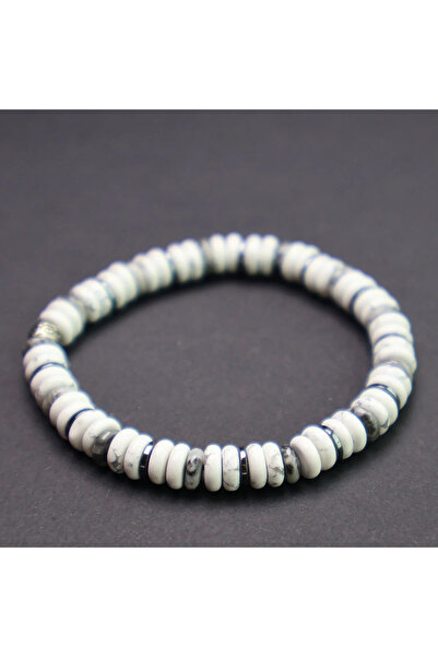 B Design jewelry Havlit - Labradonite - Hematite Stone Bracelet