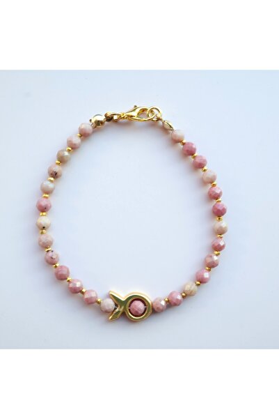 B Design jewelry Baby Fish Rhodonite Stone Bracelet