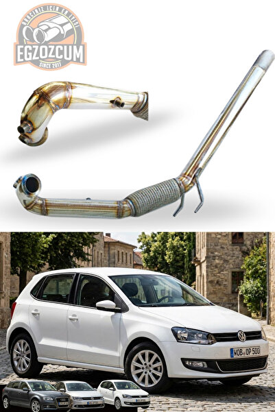 EGZOZCUM VW Polo Jetta Audi A3 1.6 TDI CAY Motor Uyumlu Spiralli Krom Downpip...