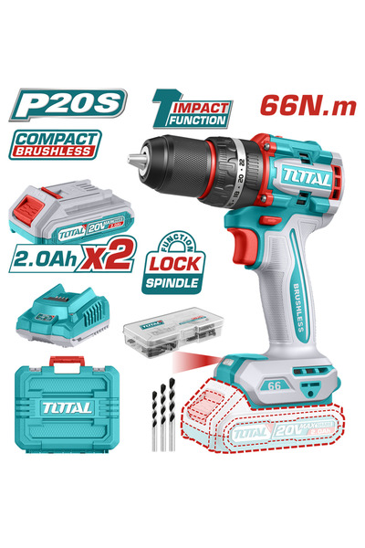TOTAL TIDLI20668E cordless impact drill