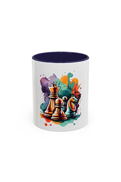 LADİJİTAL BASKI ÇÖZÜMLERİ Colorful Chess Visual Mug