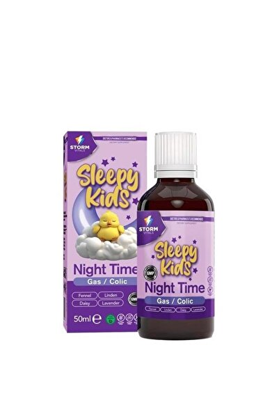 STORM VİTALS كمون اللافندر المضاف إلى الزيزفون والزيزفون - سليبي كيدز 50 مل