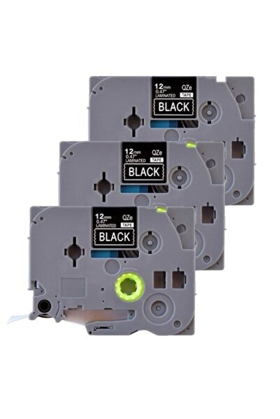 G Print Pachet 3 bucati banda etichete compatibila Brother TZe-335, 12 mm, al...