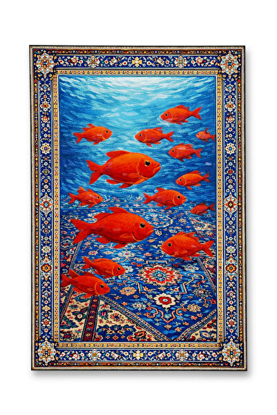 Rugs Modern Halı MOSSO Kaplan Desenli Dokuma Taban Modern Dekoratif Halı moss...