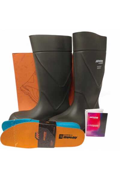 Mekap pro boots101 O4 SR Yeşil Uzun İş Güvenlik Çizmesi (çelik burunsuz 37 cm )