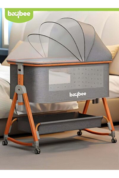 BAYBEE 3 in 1 Baby Cradle,Baby Bedside Crib With 6 Height Adjustable Baby Bed...