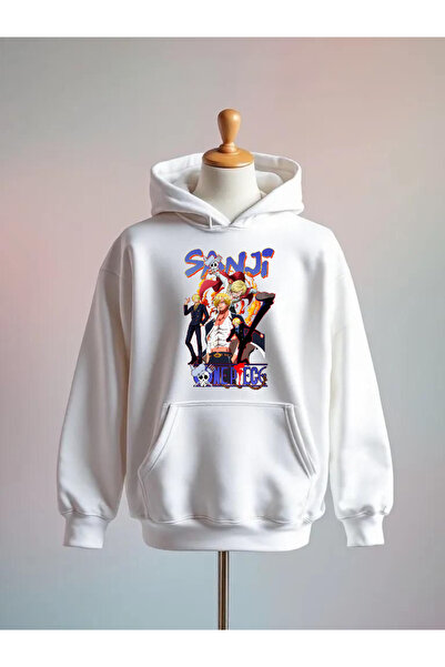 Vordevia One Piece Printed Cotton 3 Thread O Oversized K Hooded Sweatshirt