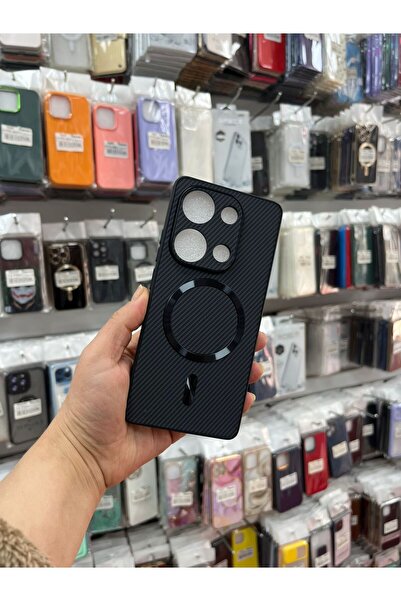 TECNOTREND Xiaomi Redmi Note 13 Pro 4G / Poco M6 Pro 4G Karbon Fiber Dokulu E...