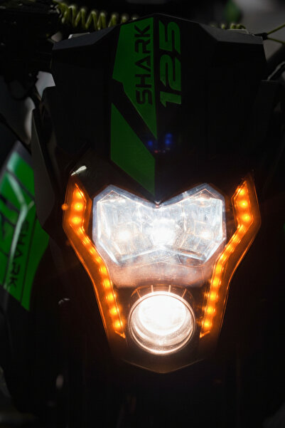 Banxtre ملصق فيلم للمصباح الأمامي لدراجة أورورا شارك 125 (يمين ويسار)