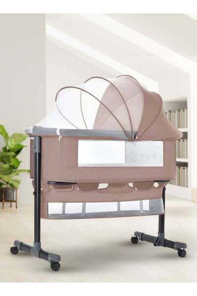 BAYBEE Premium Baby Bedside Crib Cradle With Height Adjustable, Bassinet Slee...