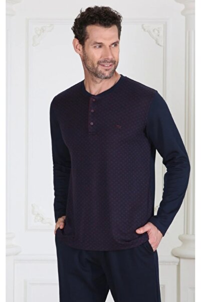 Mimoza Erkek Pjama pamuklu kışlık