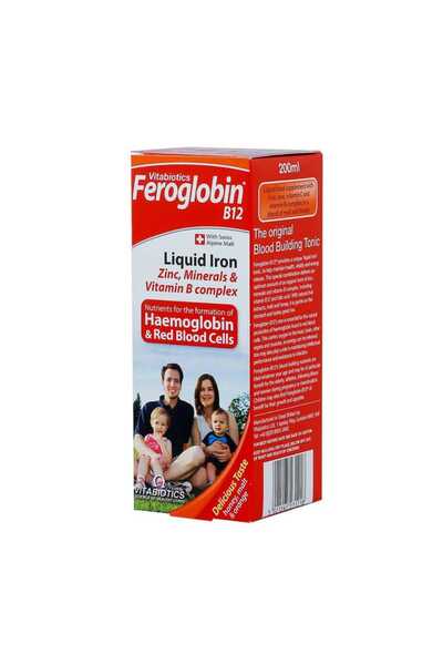 Vitabiotics FEROGLOBIN B12 SYRUP 200ML