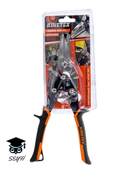 SEYFİKİRTASİYE Tin Snips Sharp and Precise Cutting with Pointed Tip 250 mm