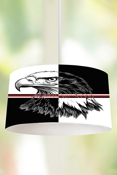 BelezaHome Black and White Eagle Themed Children's Room Lampshade