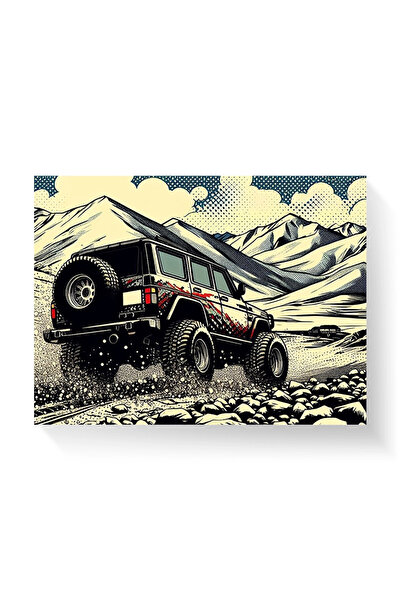 Printees Tablou - Pop Art Off-road - Canvas pe șasiu